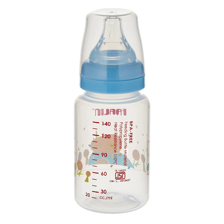 Farlin Little Artist Collection 140ml Standard Neck PP Feeding Bottle Blue For 0+ Months Baby, Pack of 1's - Easy Pharmacy LLC
