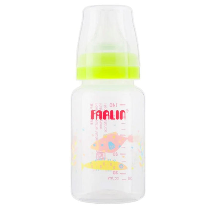 Farlin Little Artist Collection 140ml Standard Neck PP Feeding Bottle Green For 0+ Months Baby, Pack of 1's - Easy Pharmacy LLC