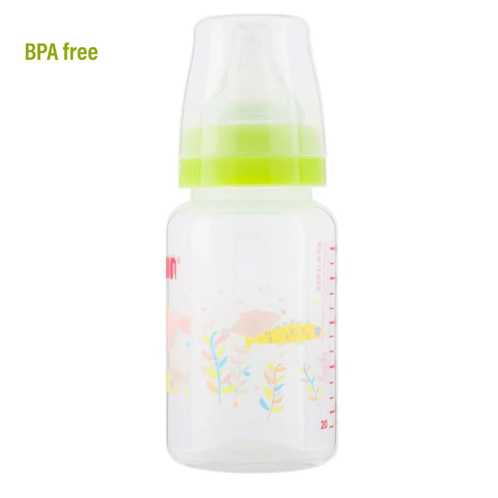 Farlin Little Artist Collection 140ml Standard Neck PP Feeding Bottle Green For 0+ Months Baby, Pack of 1's - Easy Pharmacy LLC