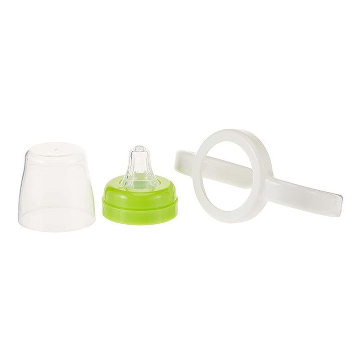 Farlin Little Artist Collection 140ml Standard Neck PP Feeding Bottle With Handle Green For 0+ Months Baby, Pack of 1's - Easy Pharmacy LLC