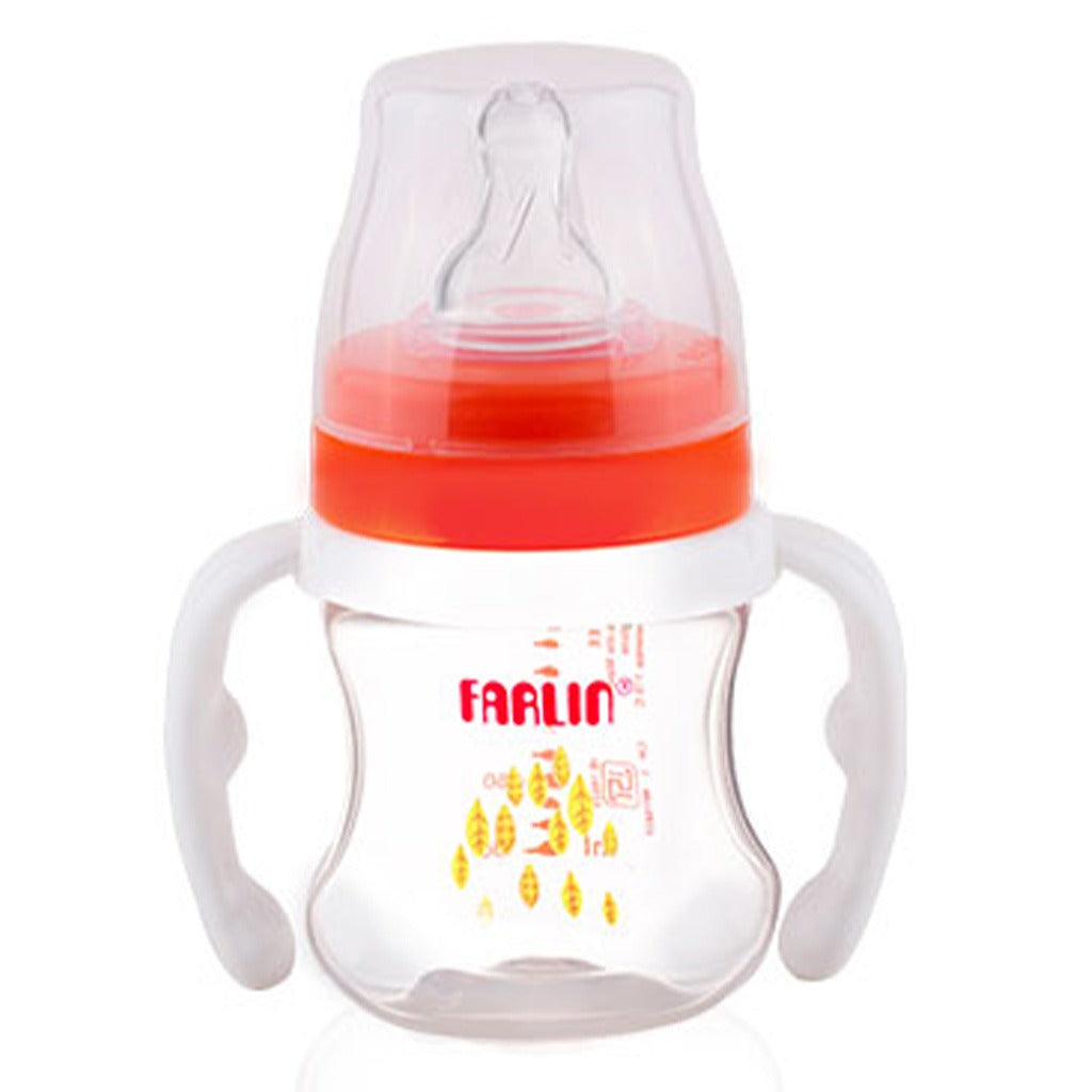 Farlin Seasons Series Wide Neck 150ml PP Feeding Bottle With Handle For 0 Months+ Baby, Pack of 1's - Easy Pharmacy LLC