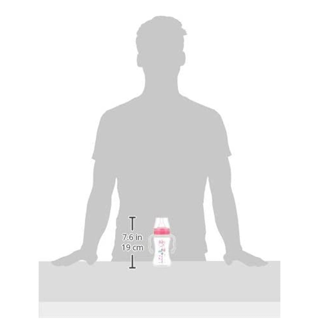 Farlin Seasons Series Wide Neck 270ml PP Feeding Bottle With Handle For 3 Months+ Baby, Pack of 1's - Easy Pharmacy LLC