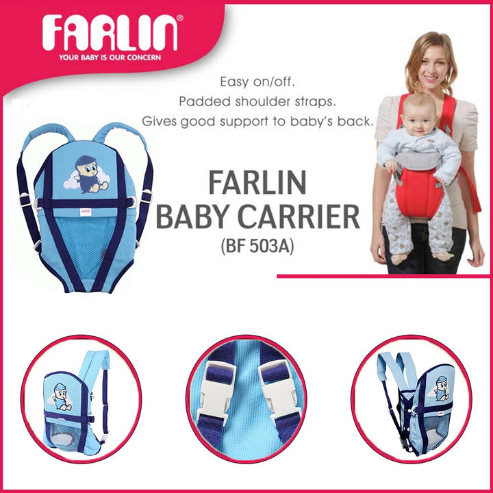 Farlin Baby Cuddler / Baby Carrier BF-503A, Blue - Easy Pharmacy LLC