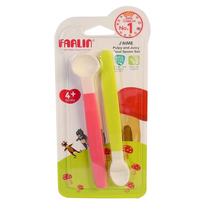 Farlin J'Aime Pulpy And Juicy Food Spoon Set, BF-237, Pack of 2's - Easy Pharmacy LLC