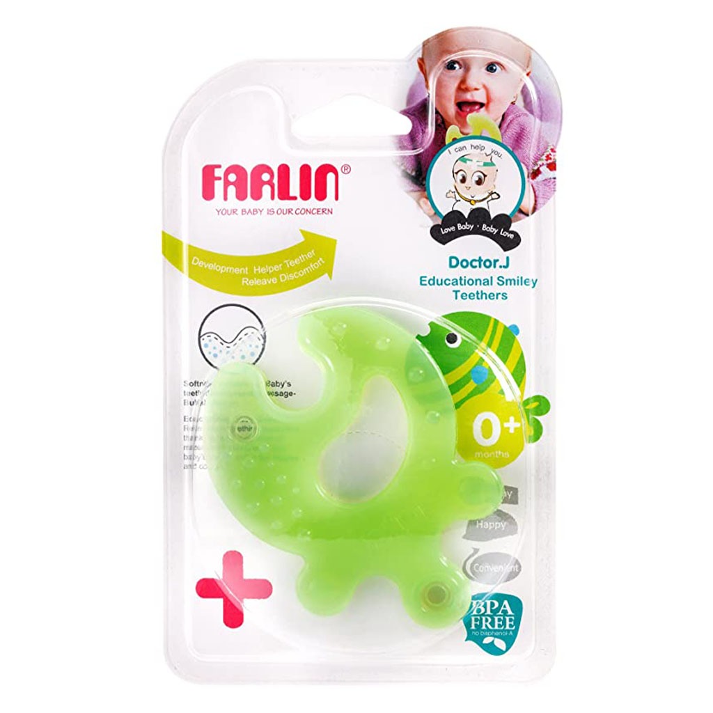 Farlin Educational Smiley Teether For 0 Months+ Baby, Pack of 1's - Easy Pharmacy LLC