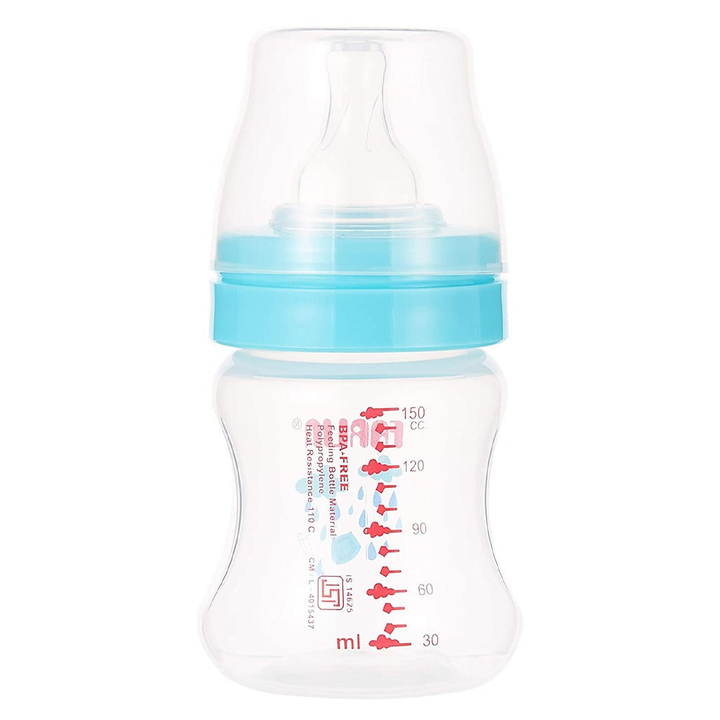 Farlin Momfit Little Artist collection 150ml Wide Neck PP Feeding Bottle AB-42015 (B), Pack of 1's - Easy Pharmacy LLC
