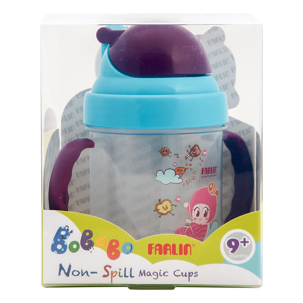 Farlin Non-Spill Magic Training Cup 200ml With Straw For 9+ Months Assorted, Pack of 1's - Easy Pharmacy LLC