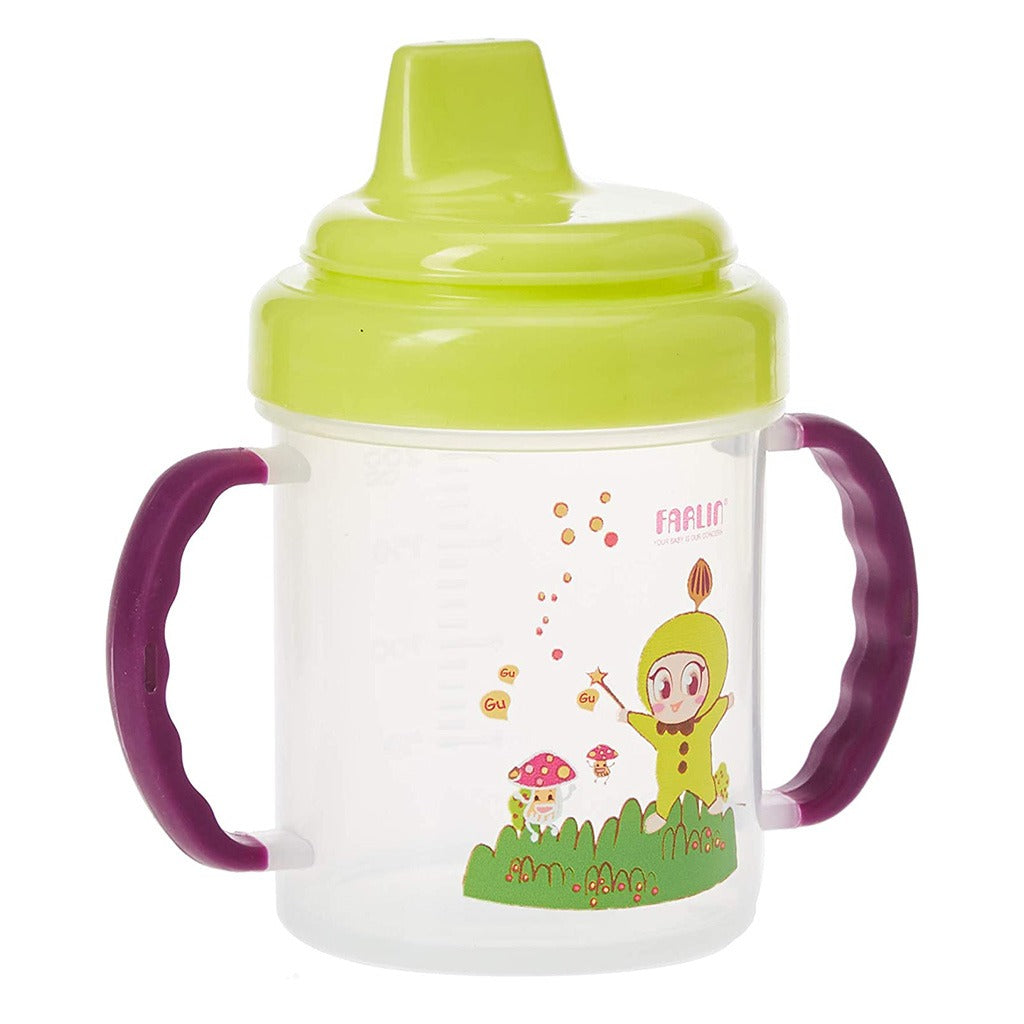 Farlin Non-Spill Magic 200ml Spout Cup Green For Baby, CP011-B, Pack of 1's - Easy Pharmacy LLC
