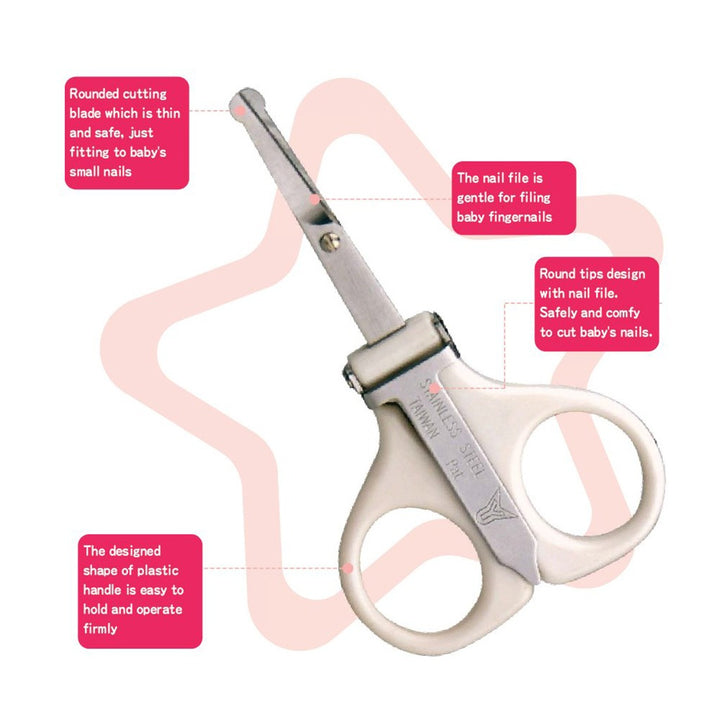 Farlin Doctor.J Multi-Purpose Safety Scissor For Baby With Filler BF-160A-1 - Easy Pharmacy LLC