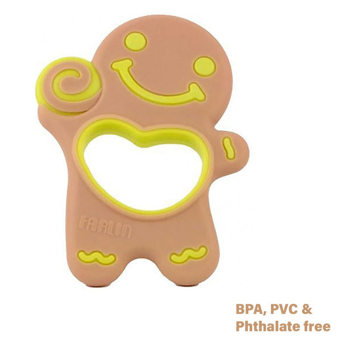 Farlin Doctor J. Gingerbread Man Baby Teether For 0 Months+ Baby BB-30004, Pack of 1's - Easy Pharmacy LLC