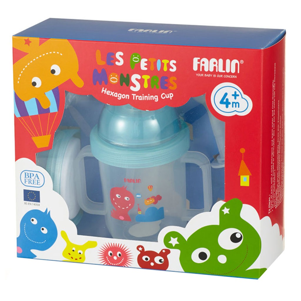 Farlin 4-Step Interchangeable Training Cup For Baby BF-19801, Pack of 1's - Easy Pharmacy LLC