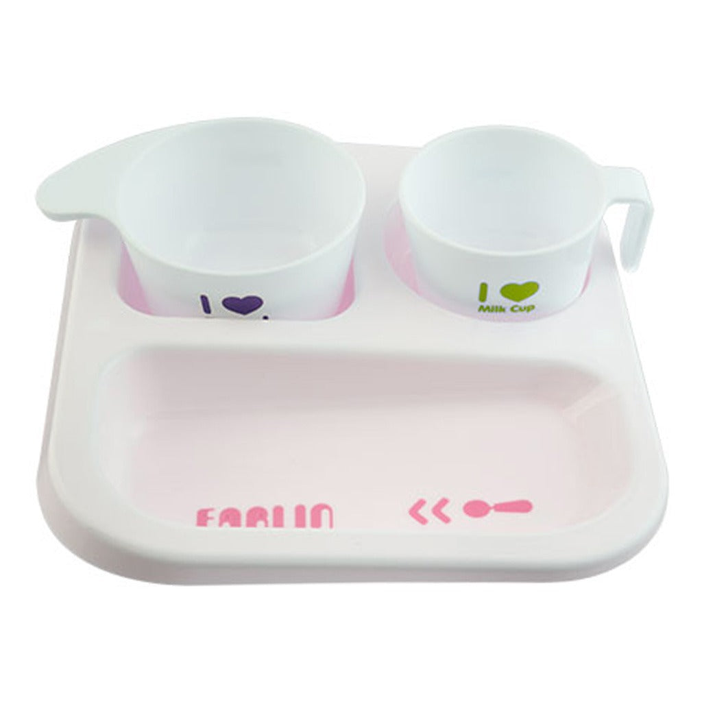 Farlin J'Aime Pe-Pa Plate For 12 Months+ Baby, Pack of 3 Pieces - Easy Pharmacy LLC