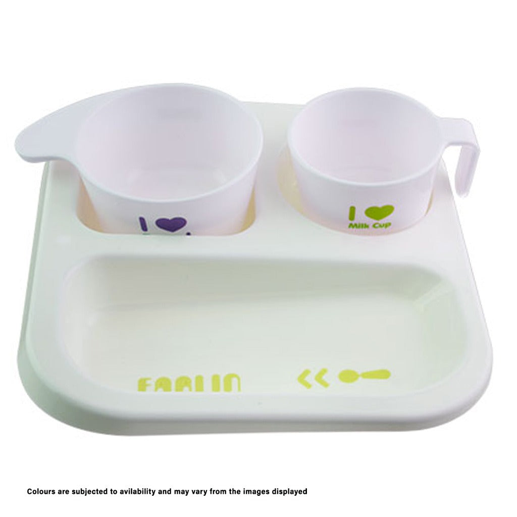 Farlin J'Aime Pe-Pa Plate For 12 Months+ Baby, Pack of 3 Pieces - Easy Pharmacy LLC