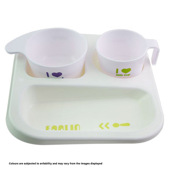Farlin J'Aime Pe-Pa Plate For 12 Months+ Baby, Pack of 3 Pieces - Easy Pharmacy LLC