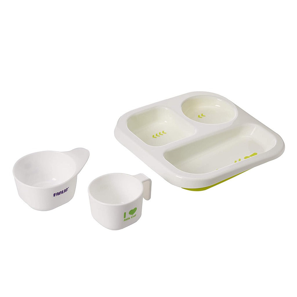 Farlin J'Aime Pe-Pa Plate For 12 Months+ Baby, Pack of 3 Pieces - Easy Pharmacy LLC