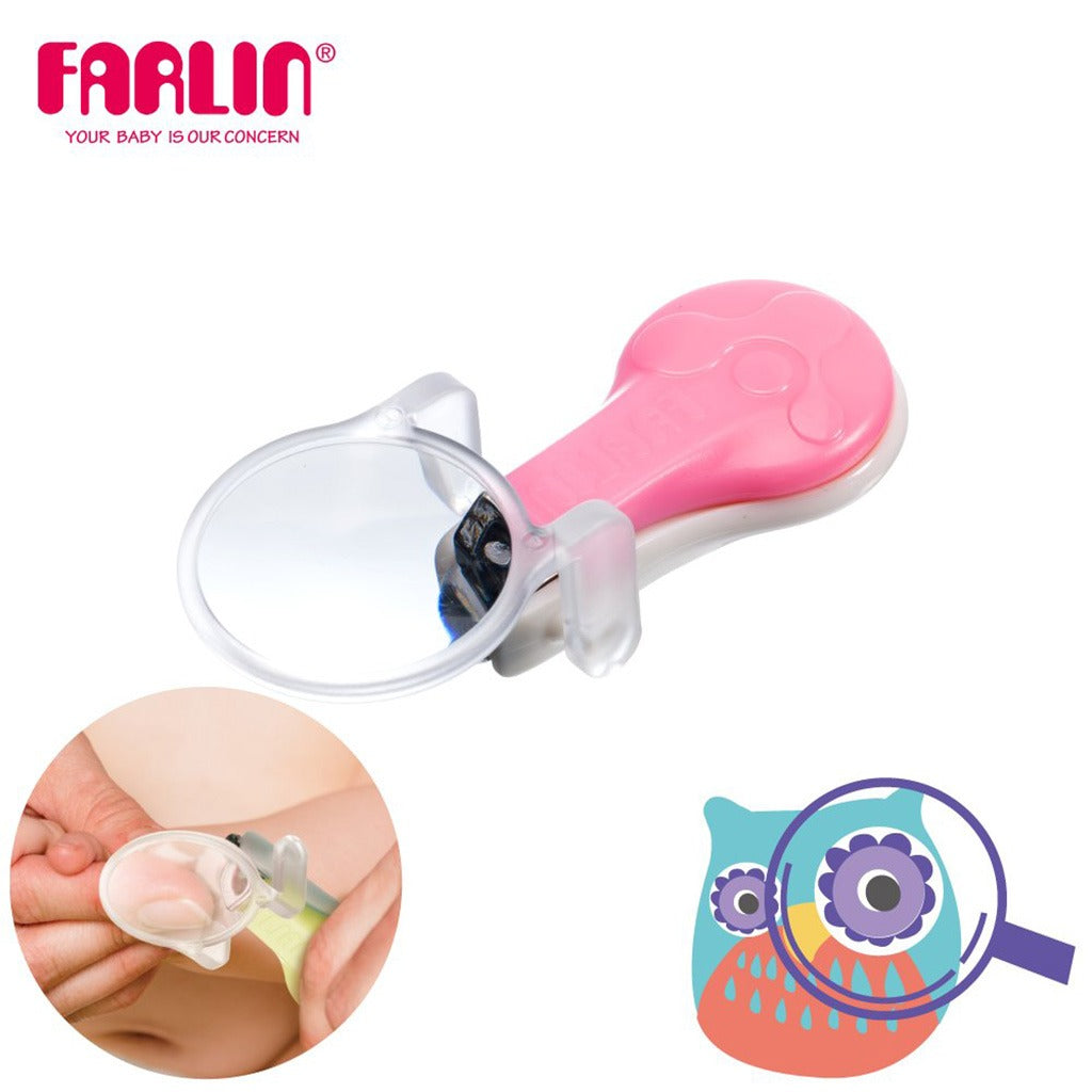 Farlin Doctor J. Deluxe Baby Nail Clipper With Magnifier BC-50006, Pack of 1's - Easy Pharmacy LLC