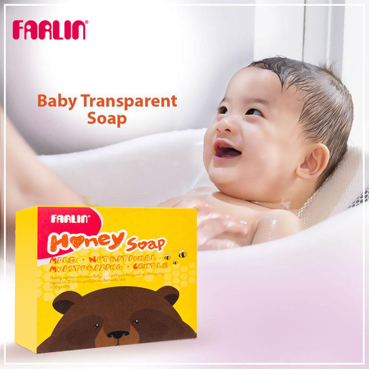Farlin Moisturizing Transparent Baby Soap With Honey 100g - Easy Pharmacy LLC