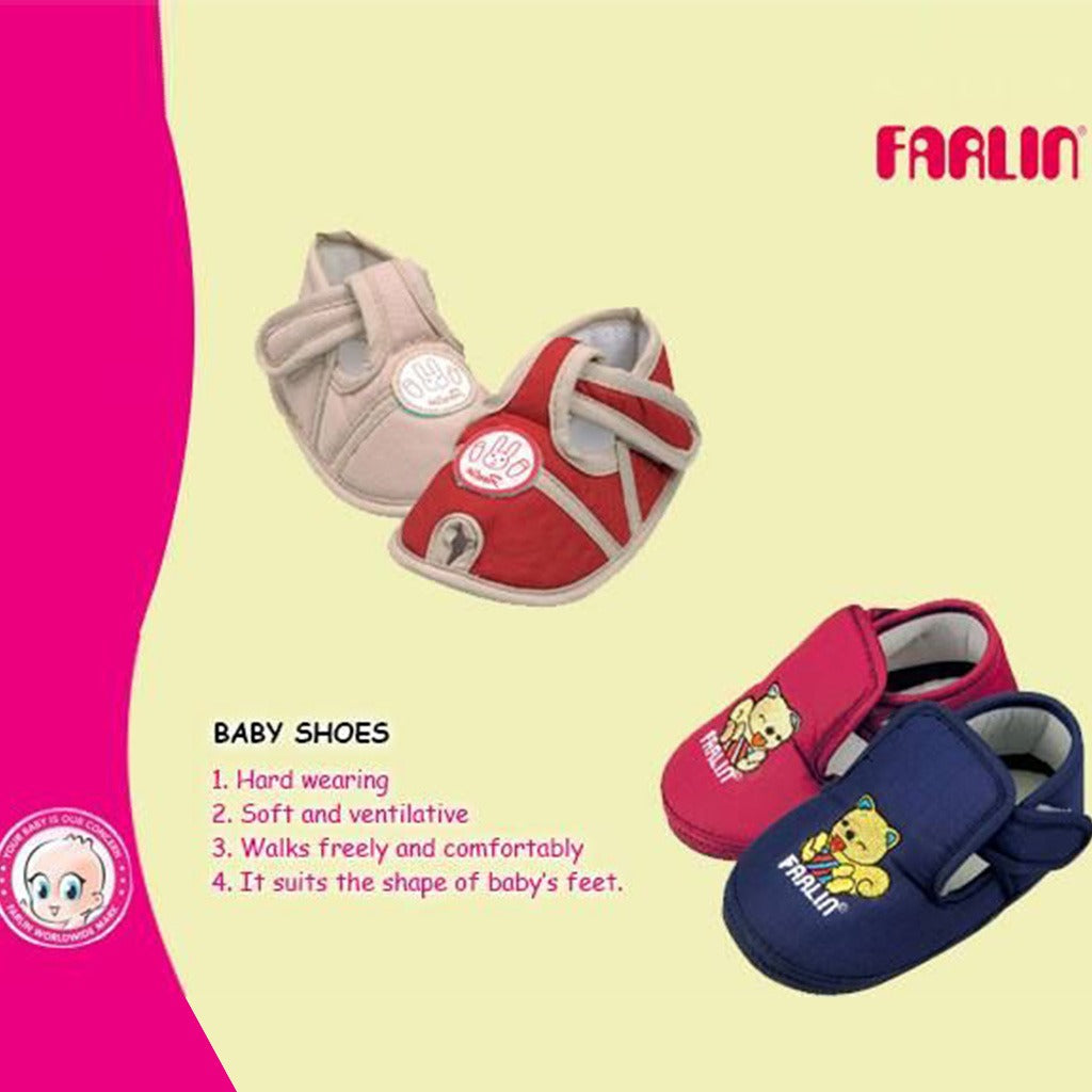 Farlin Soft Padded Protection Baby Booties, BF-474, Assorted - Easy Pharmacy LLC