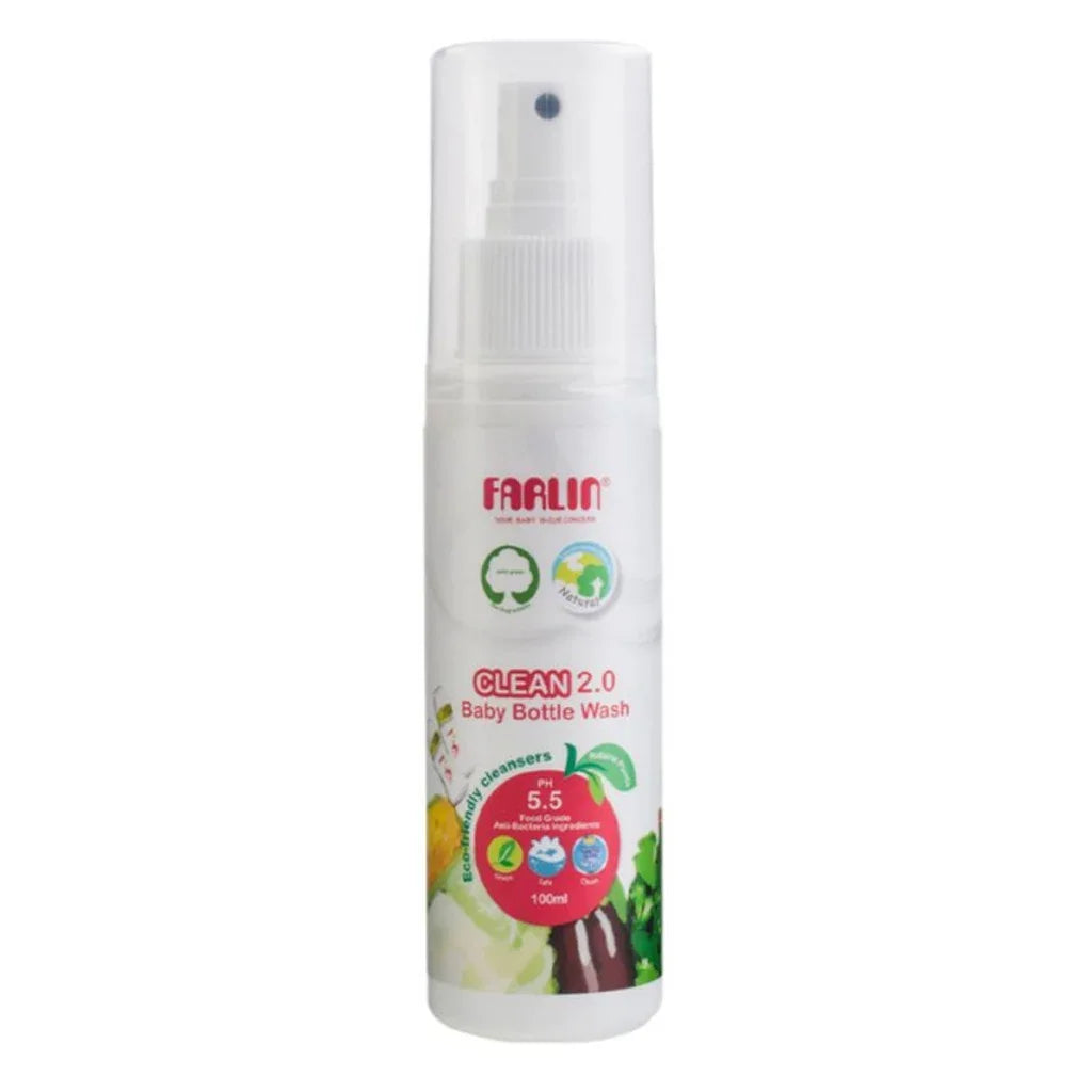 Farlin Clean 2.0 Baby Feeding Bottle Wash Spray 100ml - Easy Pharmacy LLC
