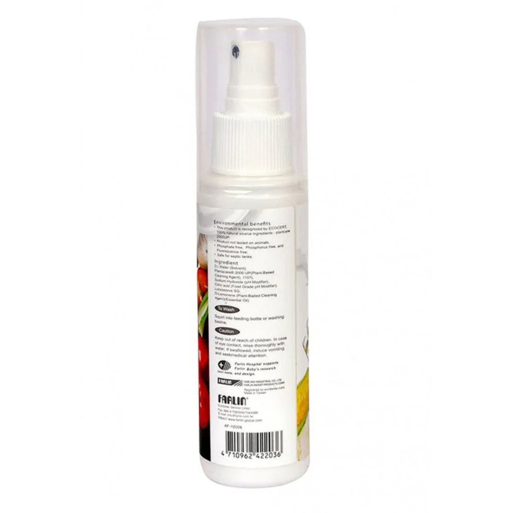 Farlin Clean 2.0 Baby Feeding Bottle Wash Spray 100ml - Easy Pharmacy LLC