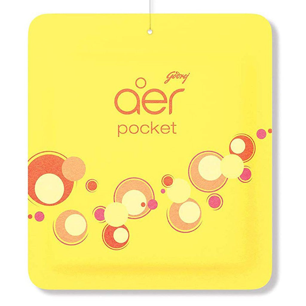 Godrej Aer Power Pocket Bathroom Fragrance - Bright Tangy Delight 10g - Easy Pharmacy LLC