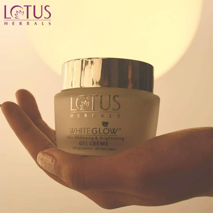 Lotus Herbals Whiteglow Skin Whitening & Brightening Gel Cream SPF 25 PA+++ 40g - Easy Pharmacy LLC