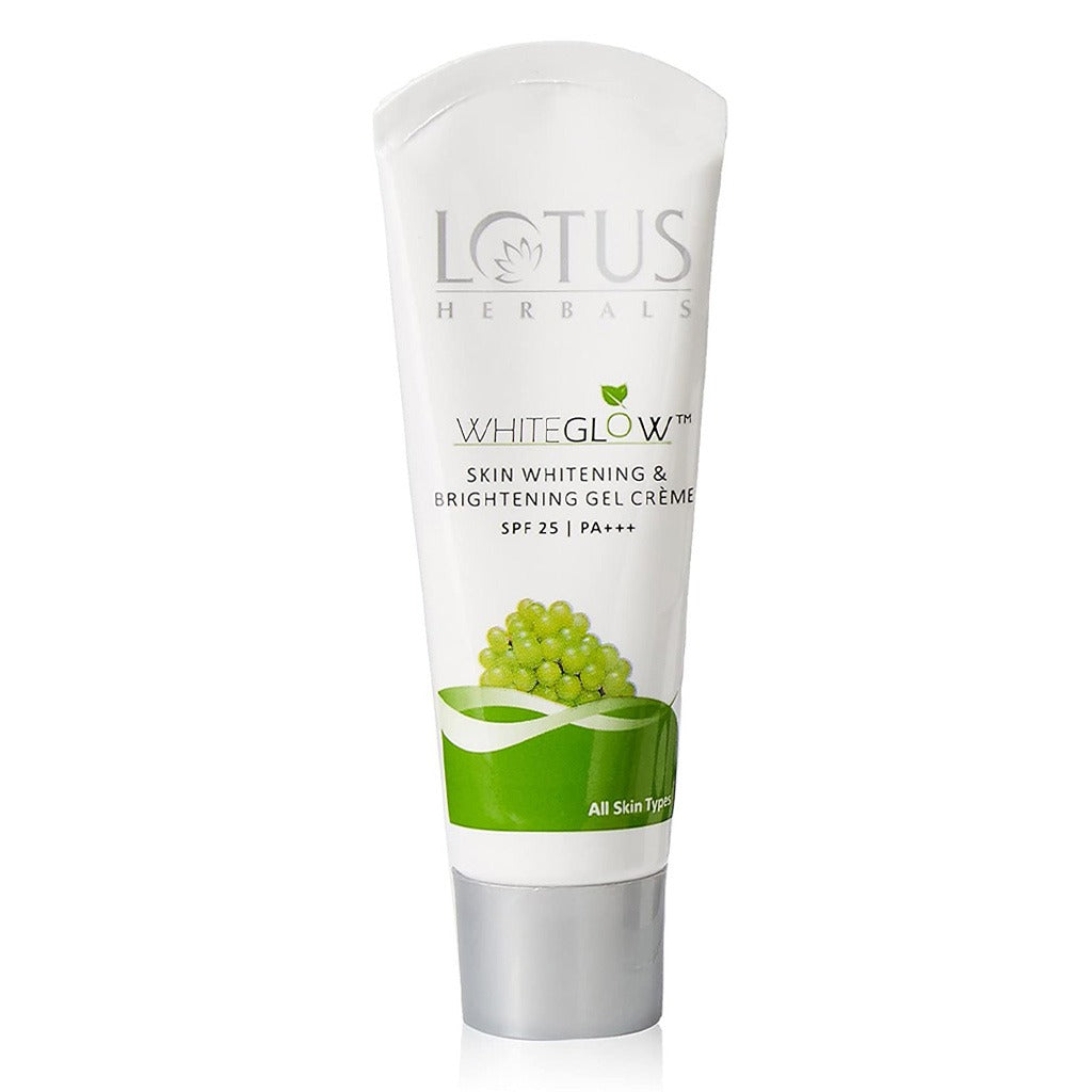 Lotus Herbals Whiteglow Skin Whitening & Brightening Gel Cream SPF 25 PA+++ 18g - Easy Pharmacy LLC