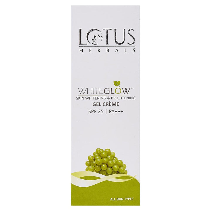 Lotus Herbals Whiteglow Skin Whitening & Brightening Gel Cream SPF 25 PA+++ 18g - Easy Pharmacy LLC