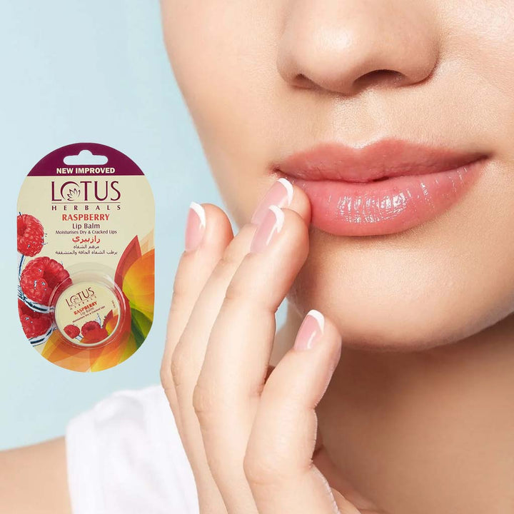 Lotus Herbals Raspberry Lip Balm For Dry And Cracked Lips 5g - Easy Pharmacy LLC