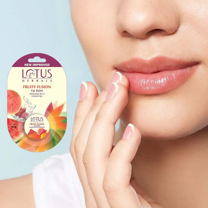 Lotus Herbals Fruity Fusion Lip Balm For Dry And Cracked Lips, 5g - Easy Pharmacy LLC