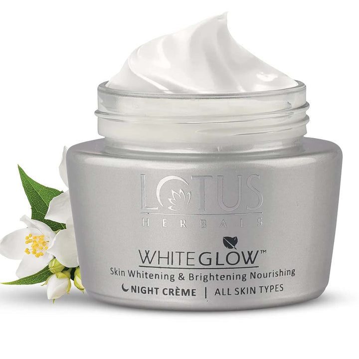 Lotus Herbals Whiteglow SPF 25 PA+++ Skin Whitening & Brightening Day Gel Cream 60g + Lotus Herbals Whiteglow Skin Whitening & Brightening Nourishing Night Cream 60g PROMO PACK - Easy Pharmacy LLC