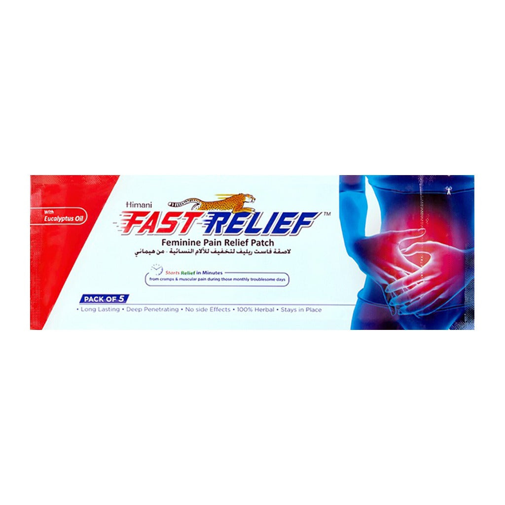 Himani Fast Relief Feminine Menstrual Pain Relief Patch, Pack of 5's - Easy Pharmacy LLC