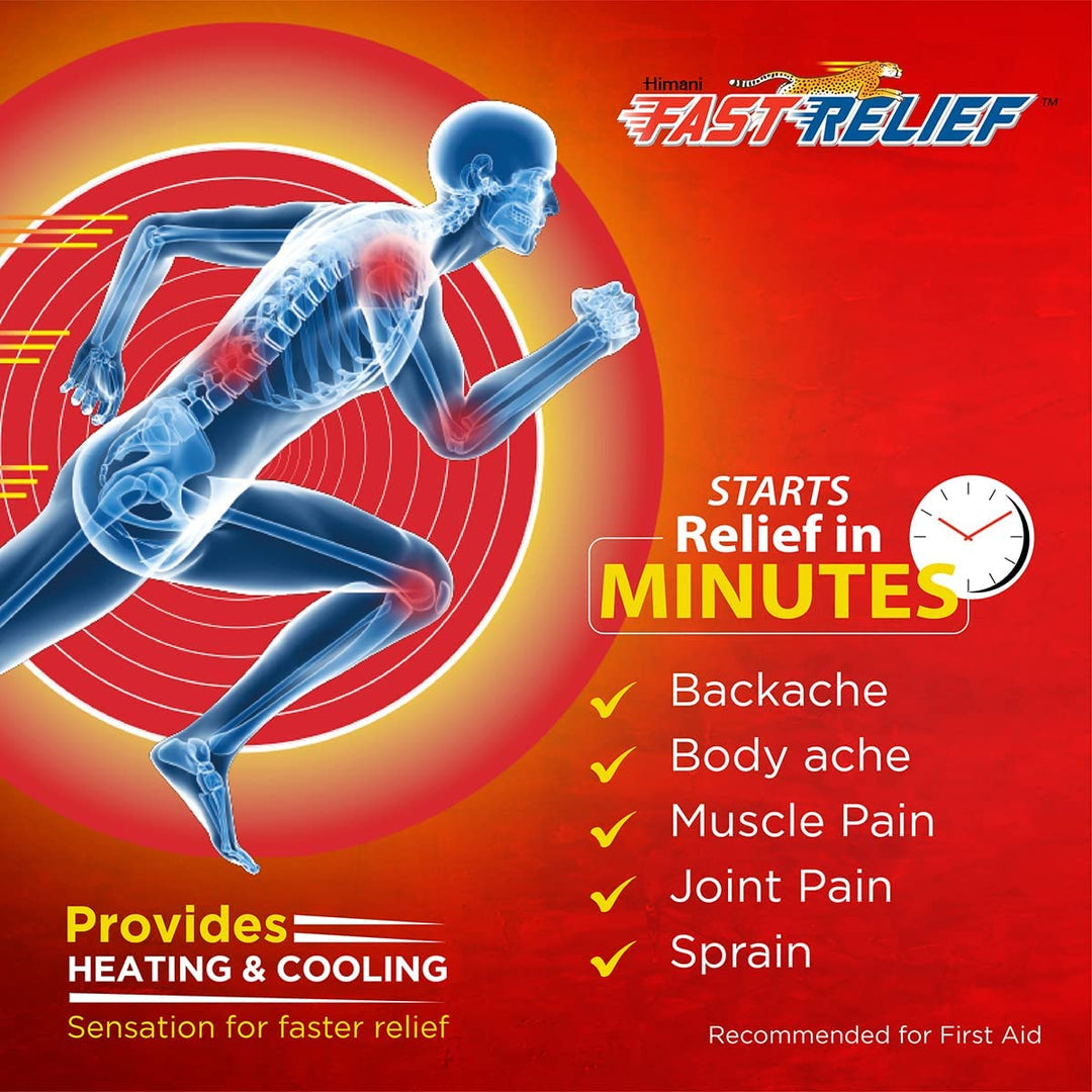 Himani Fast Relief Pain Relief Patch 14cm x 10cm, Pack of 2's - Easy Pharmacy LLC