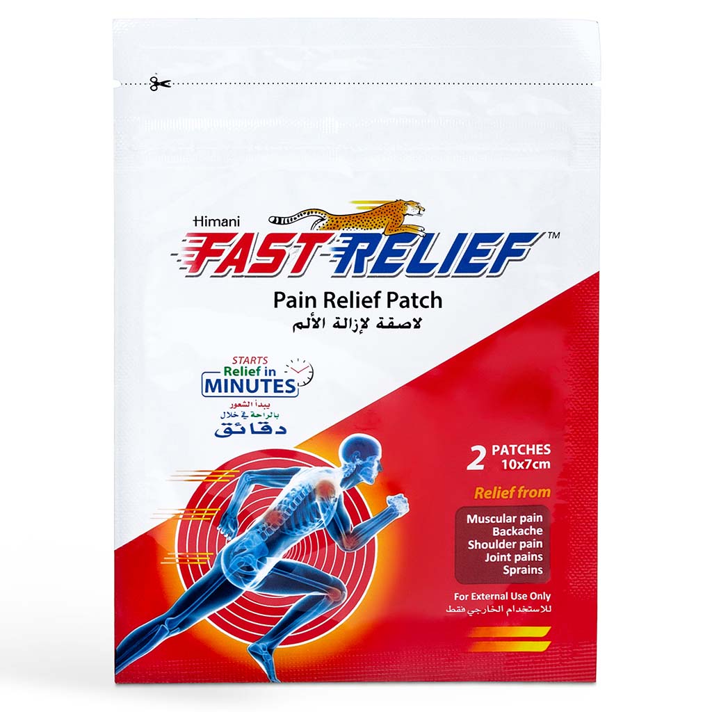 Himani Fast Relief Pain Relief Patch 10cm x 7cm, Pack of 2's - Easy Pharmacy LLC