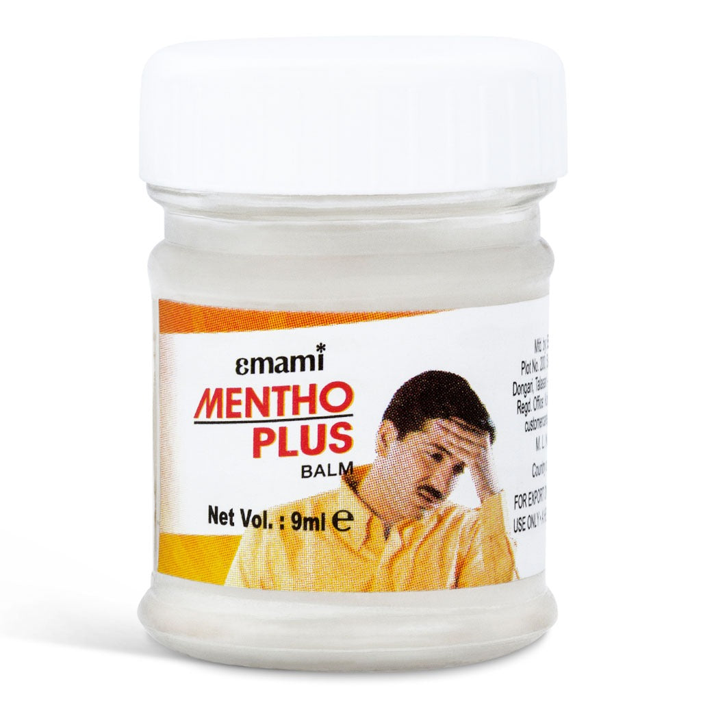 Emami Mentho Plus Balm for Head Ache Relief 9ml - Easy Pharmacy LLC