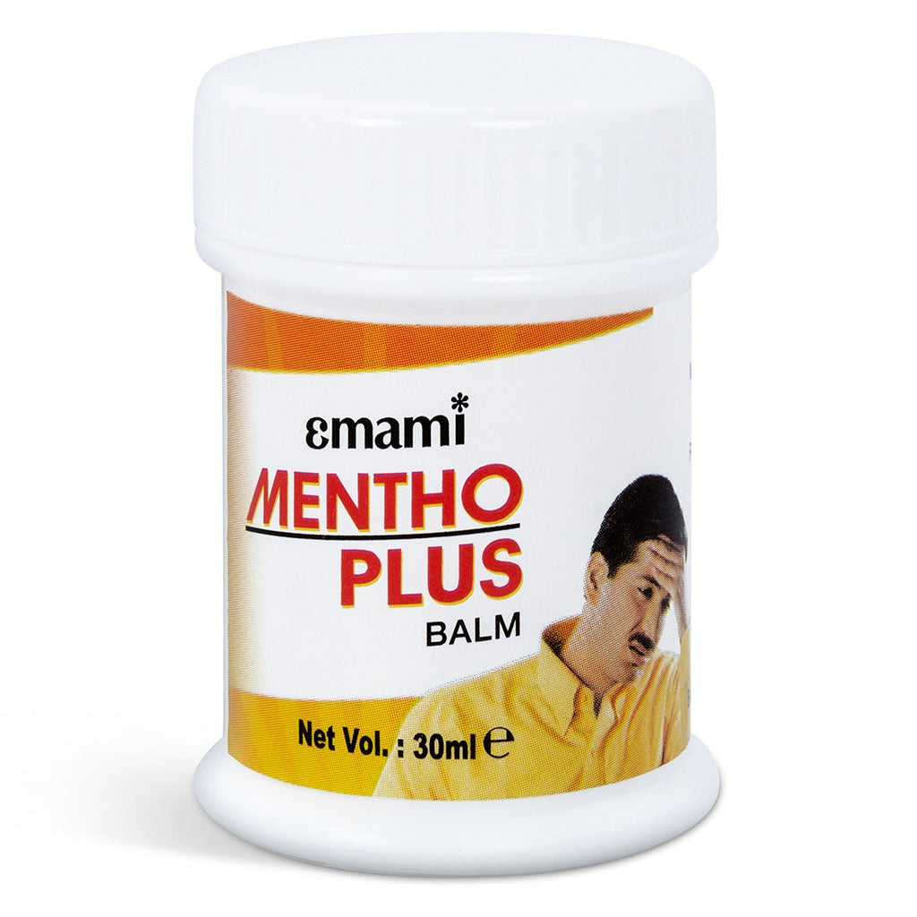 Emami Mentho Plus Balm for Head Ache Relief 30ml - Easy Pharmacy LLC