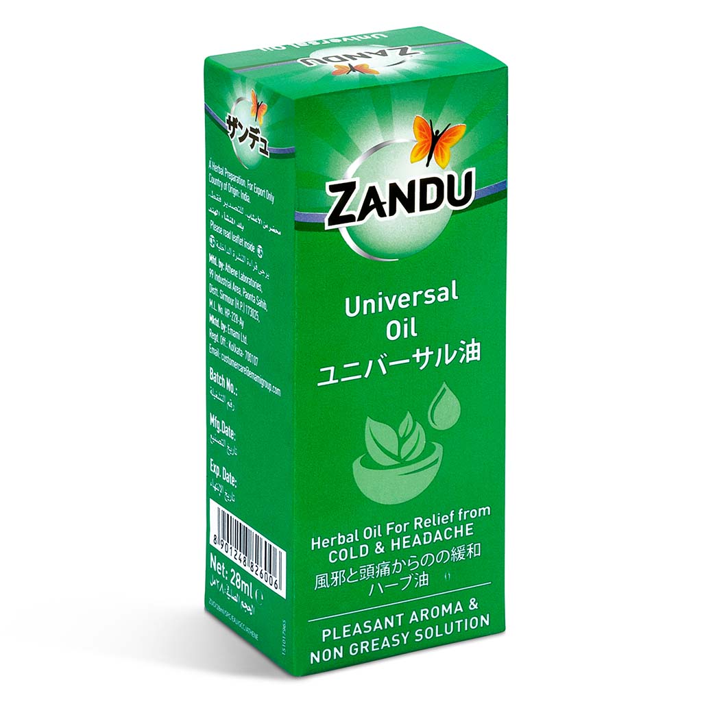 Zandu Pain Relief Universal Oil For Head Ache and Cold 28ml - Easy Pharmacy LLC