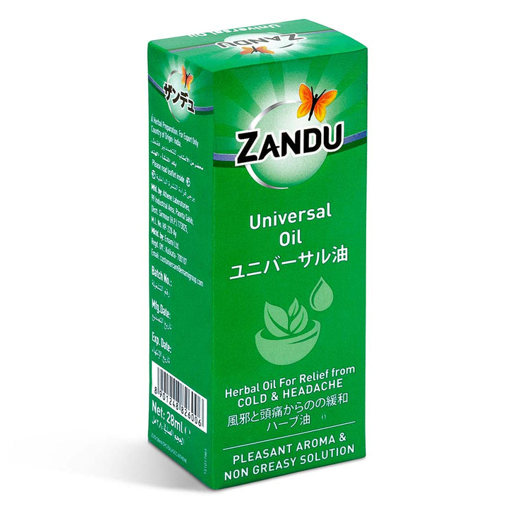Zandu Pain Relief Universal Oil For Head Ache and Cold 28ml - Easy Pharmacy LLC