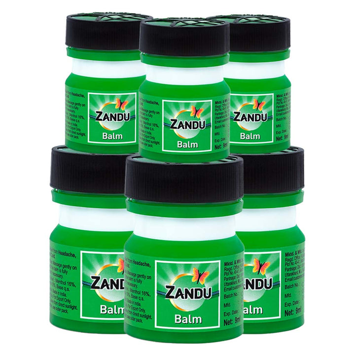 Zandu Balm Promo 9ml, Pack of 5+1 - Easy Pharmacy LLC