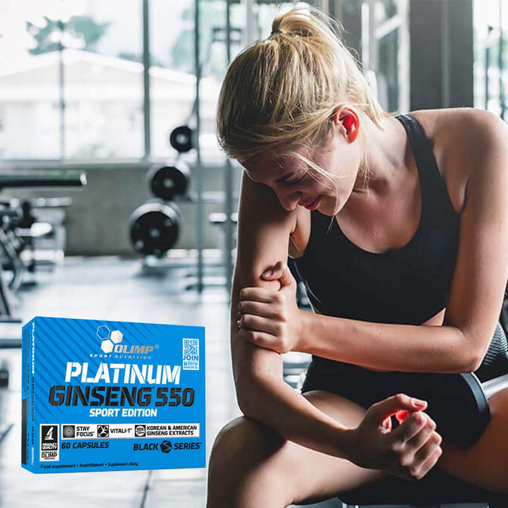 Olimp Platinum Ginseng 550 Sports Edition Capsules For Overall Fitness, Pack of 60's - Easy Pharmacy LLC
