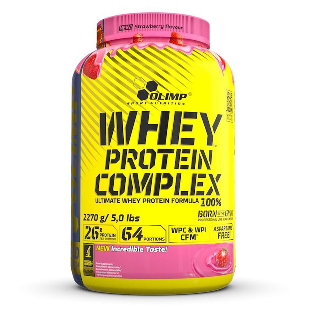 Olimp Gold Edition Whey Protein Complex Protein Powder Strawberry 2270g - Easy Pharmacy LLC
