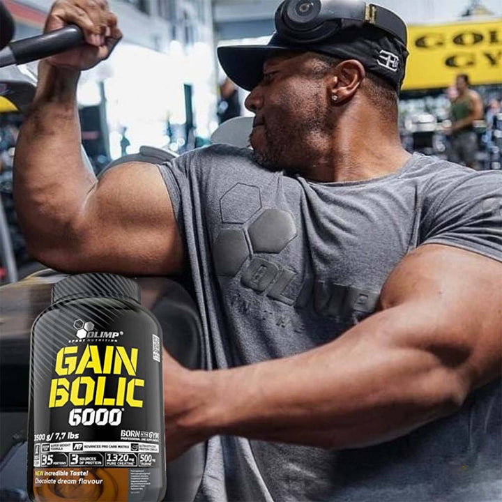 Olimp Gain Bolic 6000 Chocolate For Energy & Muscle Mass 3500g - Easy Pharmacy LLC