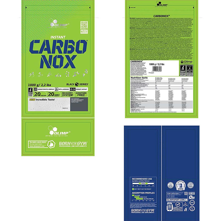 Olimp Instant Carbonox Orange Flavoured Carbohydrate Supplement For Energy 1000g - Easy Pharmacy LLC