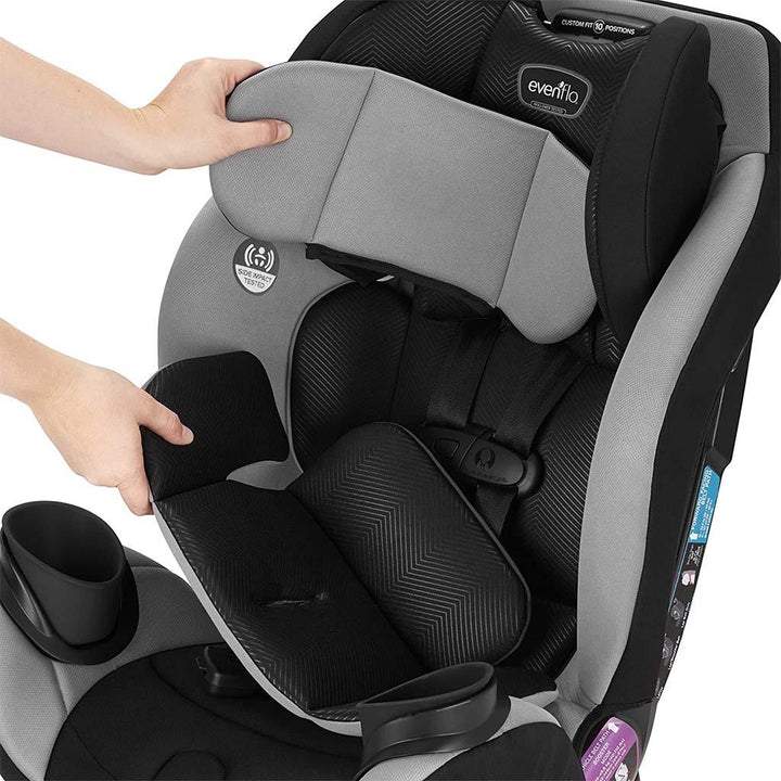 Evenflo EveryStage LX All-In-One Convertible Car Seat To Booster Seat, 0-10 Years, Nova 39212249 - Easy Pharmacy LLC