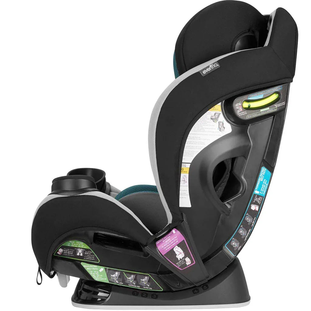 Evenflo EveryStage LX All-In-One Convertible Car Seat To Booster Seat, 0-10 Years, Luna 39212250 - Easy Pharmacy LLC