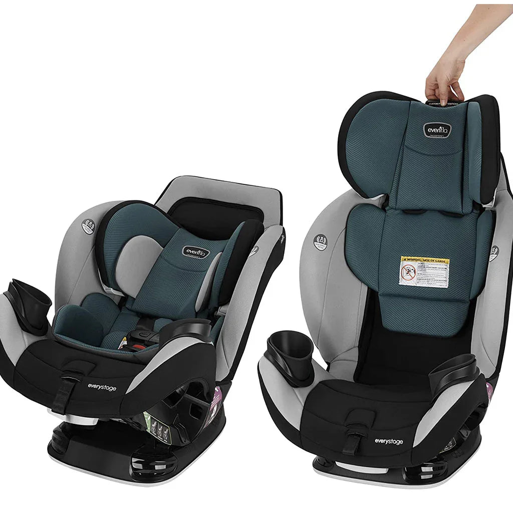 Evenflo EveryStage LX All-In-One Convertible Car Seat To Booster Seat, 0-10 Years, Luna 39212250 - Easy Pharmacy LLC
