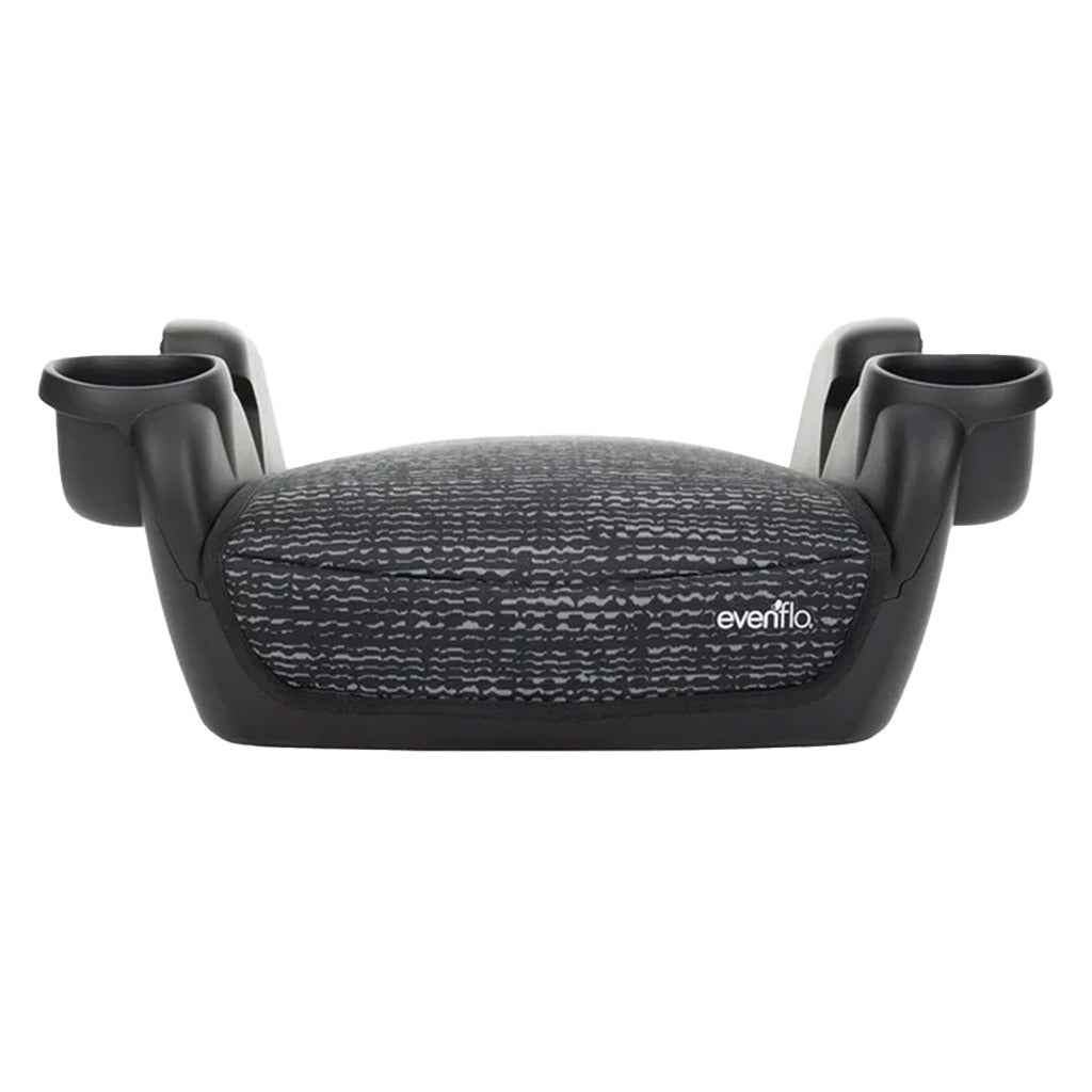 Evenflo Go Time No Back Booster Car Seat For 4 - 12 Year Old Baby - Static Black - Easy Pharmacy LLC