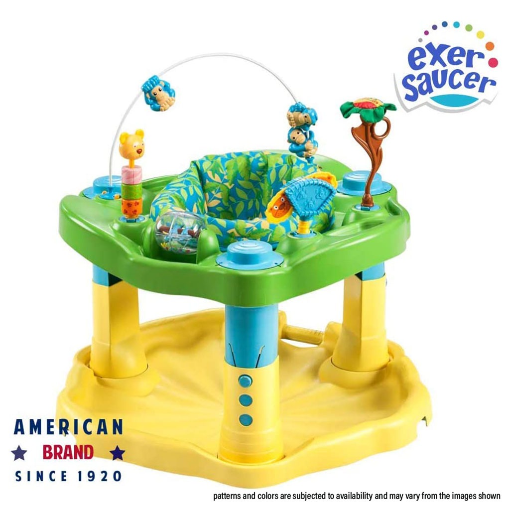 Evenflo ExerSaucer Jump & Learn Baby Bouncer Zoo Friends - Easy Pharmacy LLC