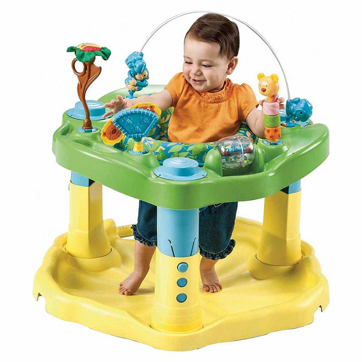 Evenflo ExerSaucer Jump & Learn Baby Bouncer Zoo Friends - Easy Pharmacy LLC