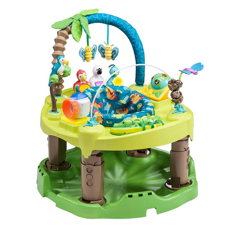 Evenflo ExerSaucer Jump & Learn Baby Bouncer Triple Fun Life In The Amazon - Easy Pharmacy LLC